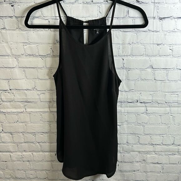 🖤 Black Cotton On Sheer Dress - Size Small - Picture 1 of 5